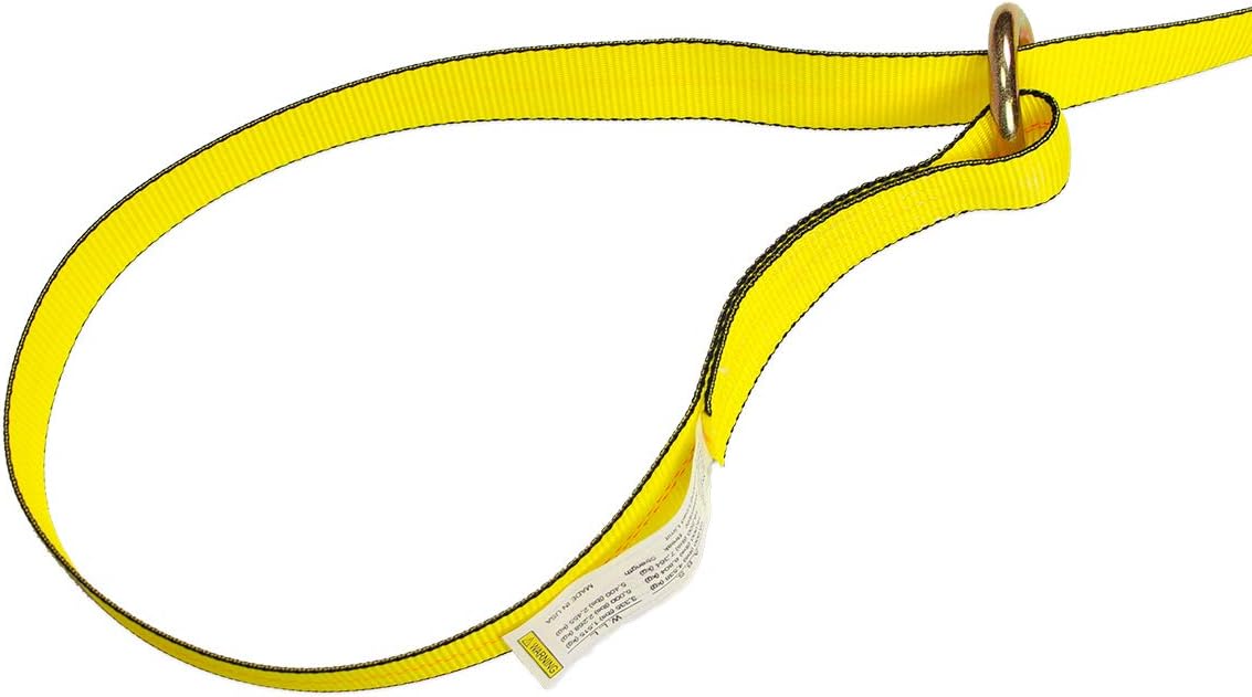 4 Pack Car Wheel Lasso Straps with Flat Hook and Ratchet X7398