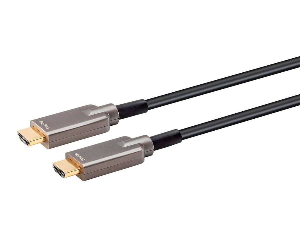 50 Feet Black Fiber Optic HDMI Cable F773