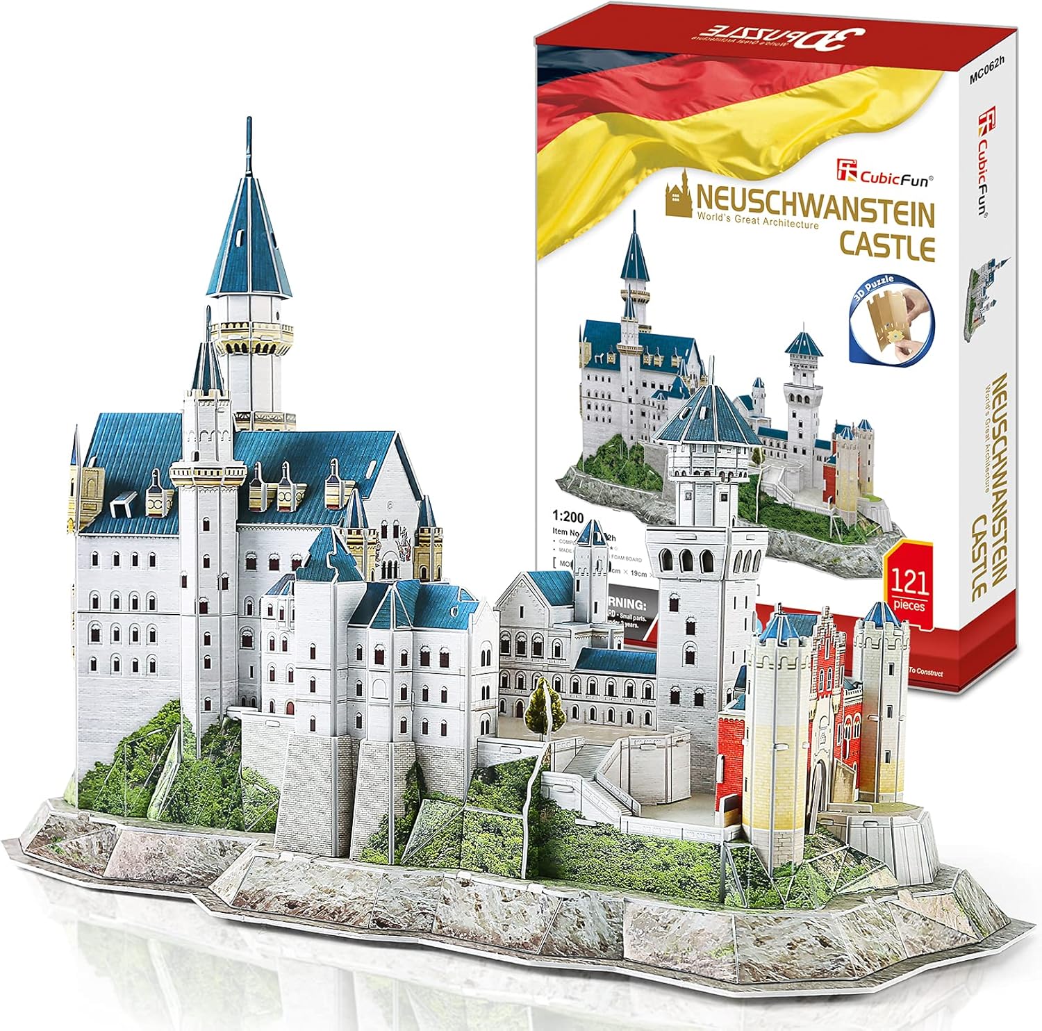 3D Puzzle Notre Dame de Paris Cathedral Model Kit, 293 Pieces Pack of 2 Y475