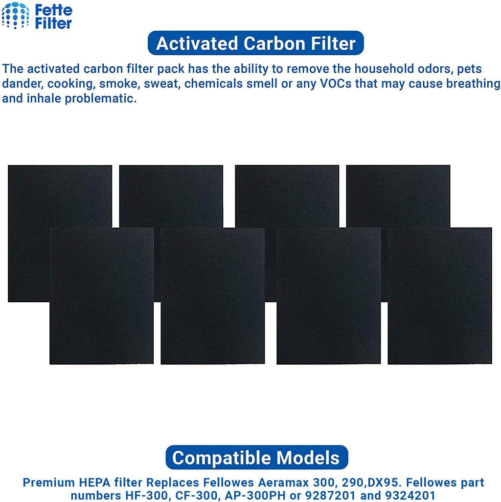 2 HEPA Filters + 8 Carbon Filters P51401