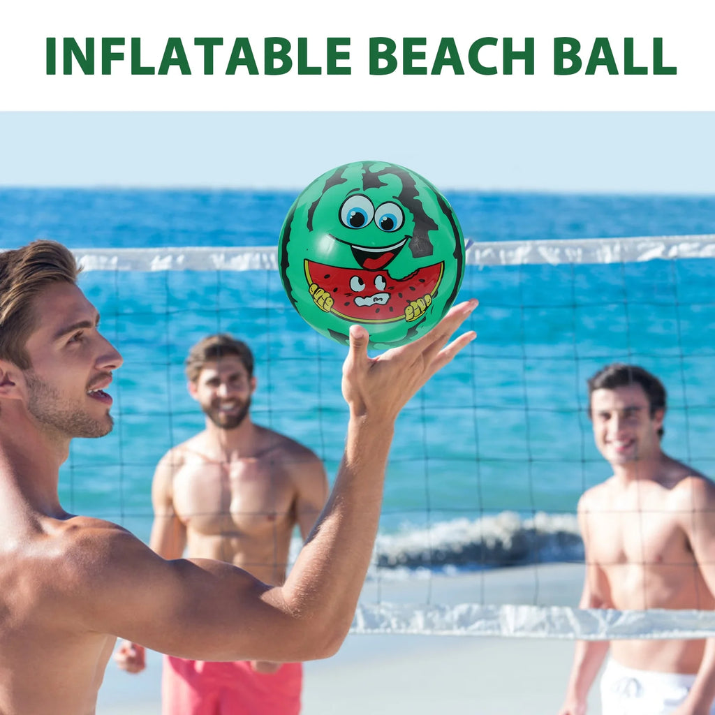 2 Pcs Inflatable Beach Balls Pool Toy Z542