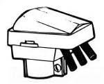 3/4 PVC Entrance Cap B871