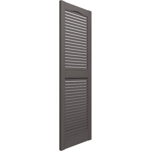 12x22W x 60x22H Vinyl Open Louver Shutters F82255