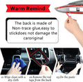 Dashboard Center Console Trim Panel Decals Sticker Kit Compatible with 2017-2022 Hyundai Genesis G70 Pack of 2 F6994