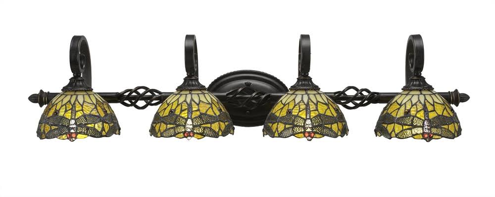 Four Light Bath Bar Dark N7860
