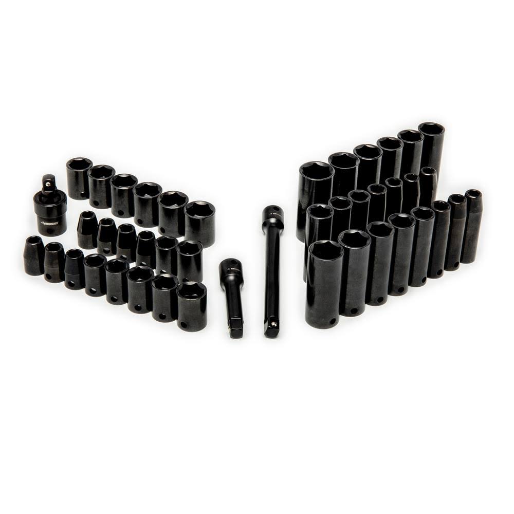 3/8 in. Drive SAE/MM Impact Set (44-Piece) M7479