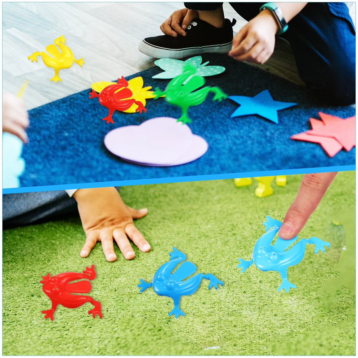 16 Pcs Frogs Toys Assorted Colors P38293