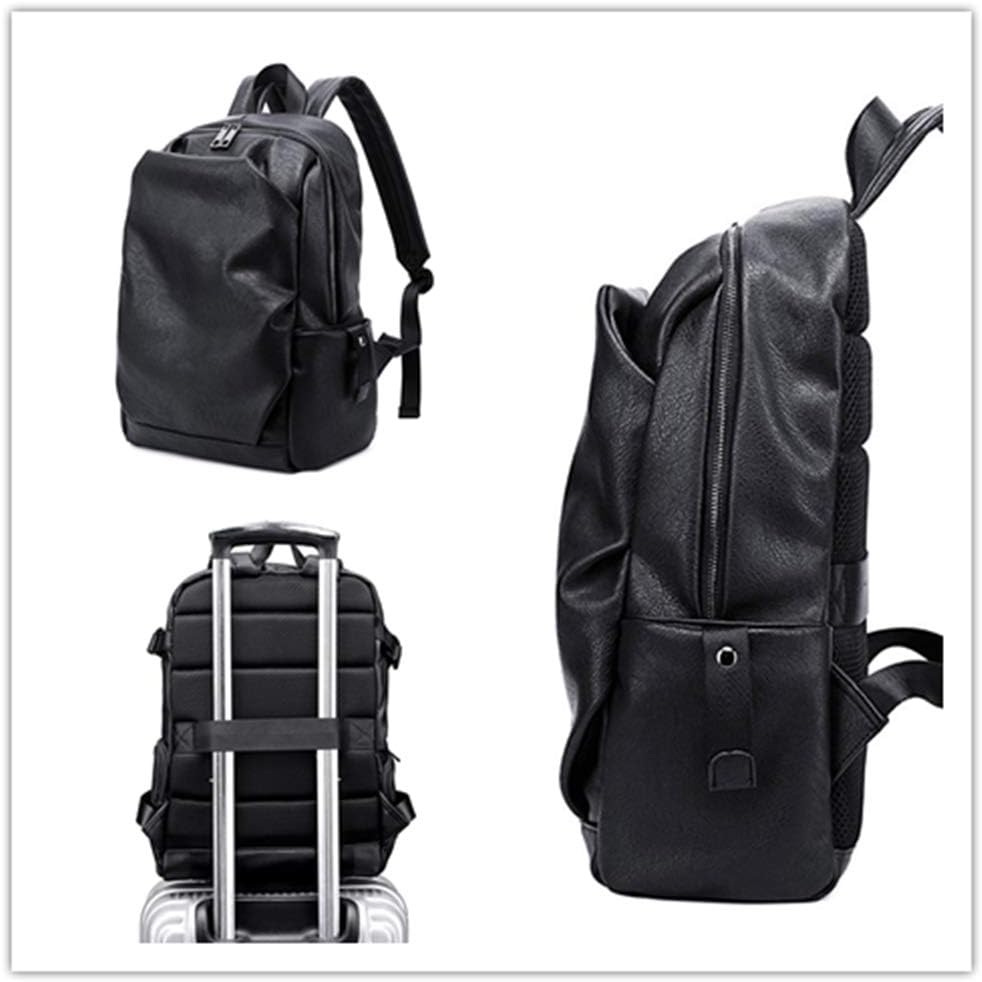 PU Leather Laptop Backpack Rucksack for 15.6 Laptop Y42992