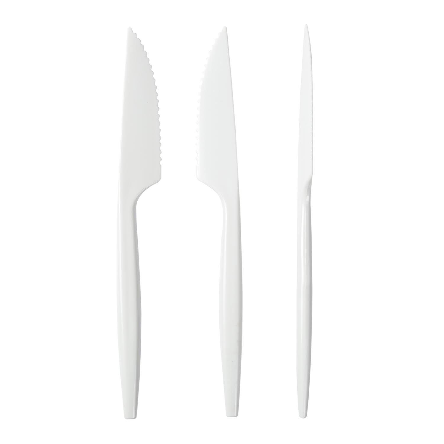 1000 ct Plastic Knives T52289