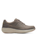 Dark Grey Leather Lace-Up Shoes C5508
