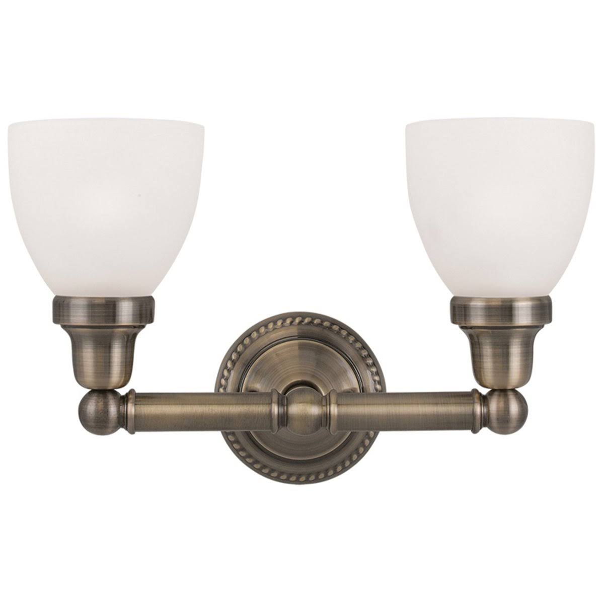 Chrome 2-Light Bath Light V57786
