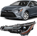 Driver Side Headlight Assembly for 2020-2021 Toyota Corolla L LE W964259