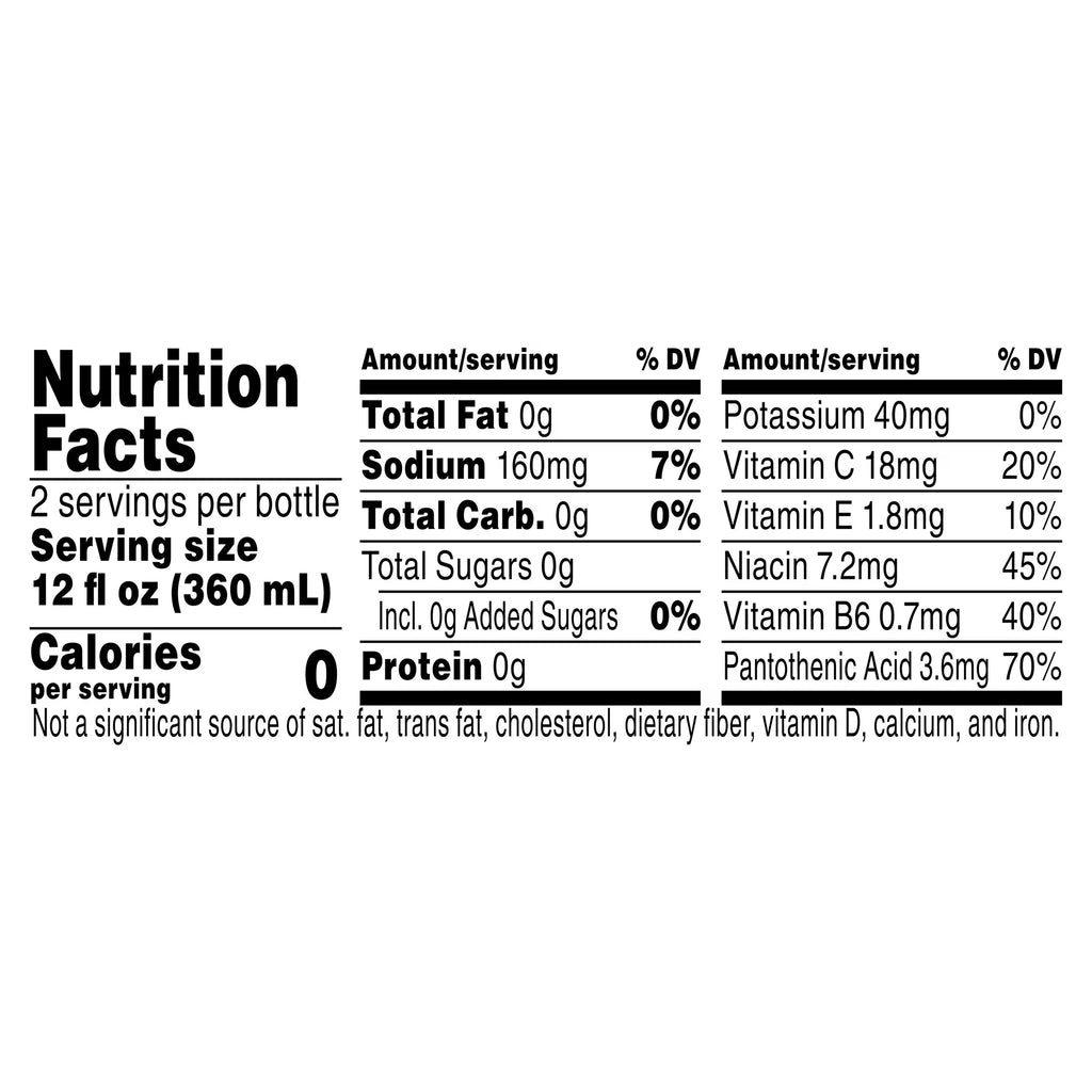 Black Cherry Flavored Zero Calorie Water, 24 Fl Oz I72050