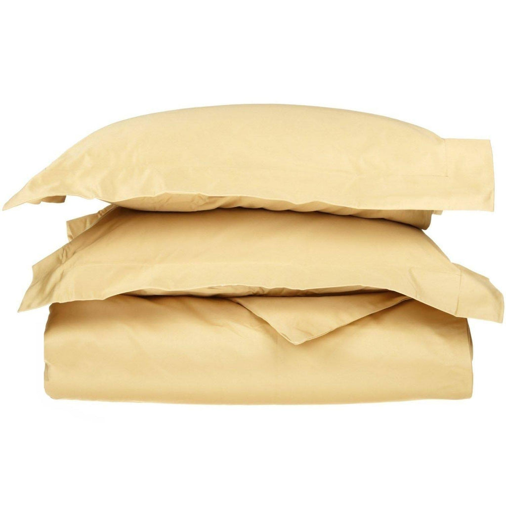 Taupe California King 3-Piece Egyptian Cotton Duvet Cover Set G6656
