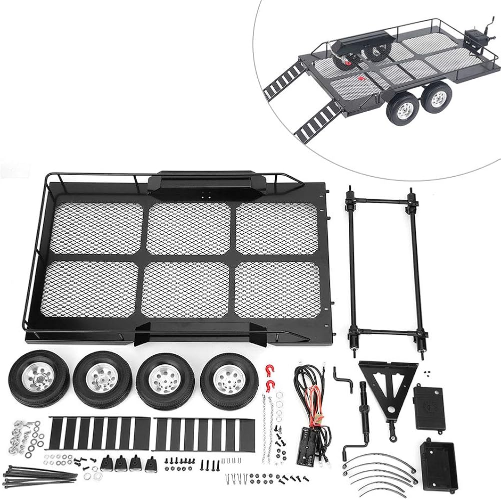 1/10 RC Car Trailer with Four Tires Q999078