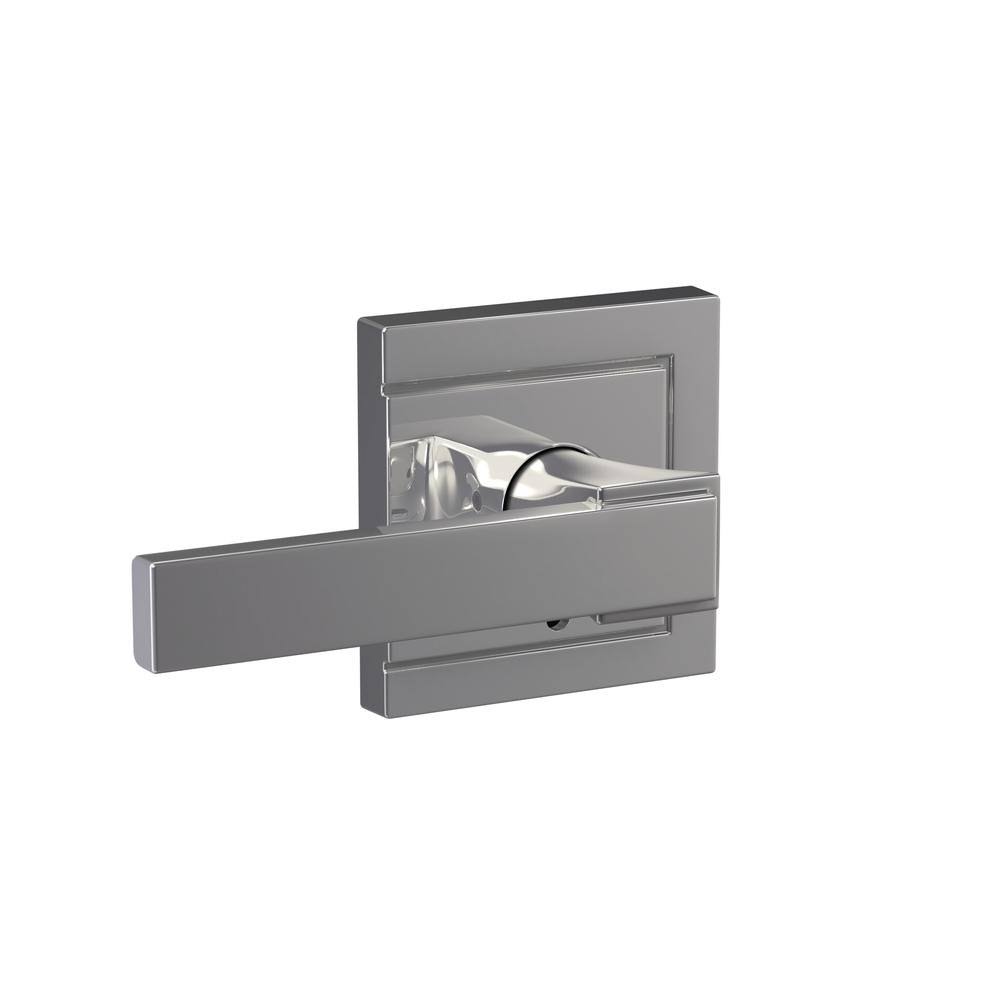 Bright Chrome Passage Door Lever Set H103651