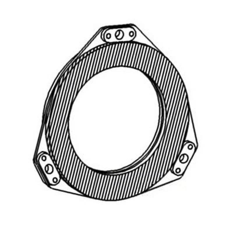 Pulley Clutch Disc with bonded lining P323