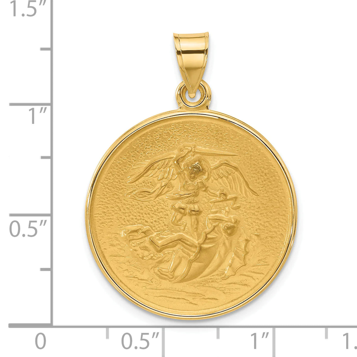 Solid St. Michael Medal V1901