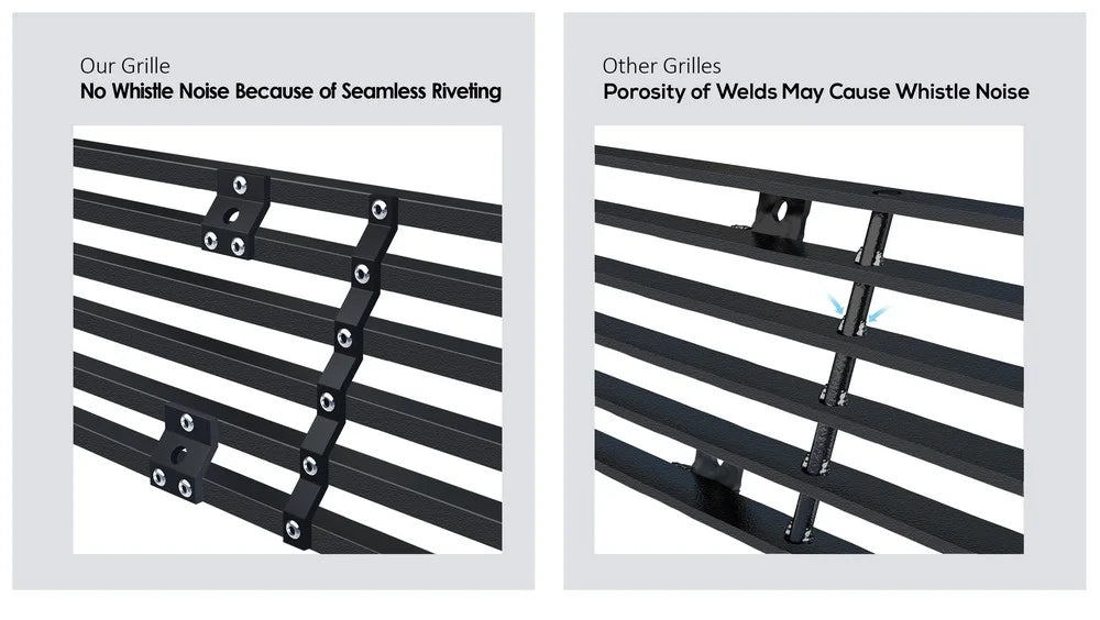 Stainless Steel Black Horizontal Billet Grille Insert Q83792