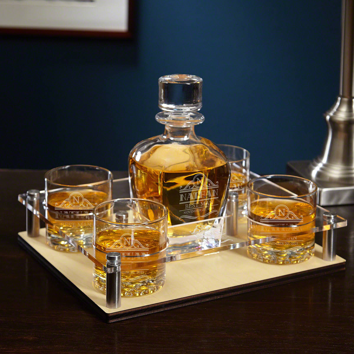 Custom Decanter Presentation Set N45786