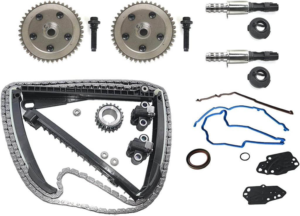 Variable Camshaft Timing Chain Kit with VCT Solenoids for 5.4L 3V Triton Y924