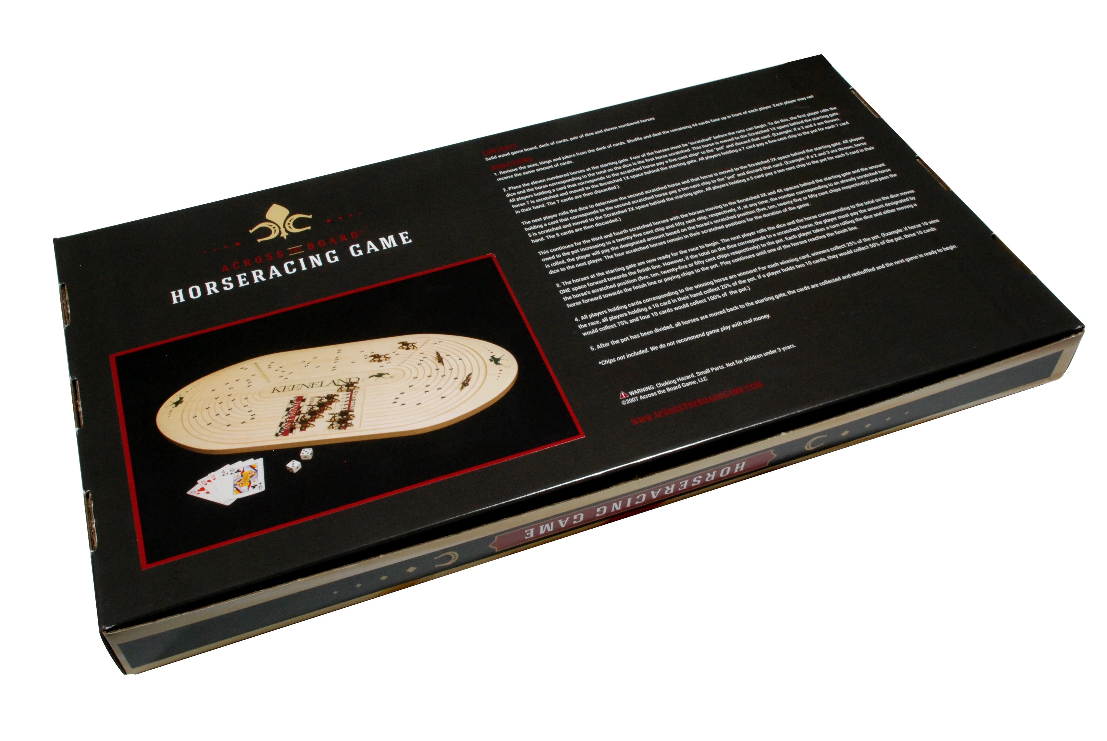 Handcrafted Horseracing Board Game O1241
