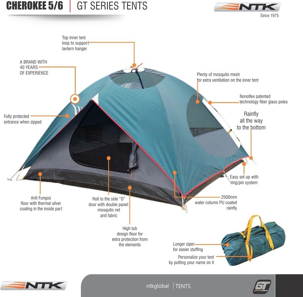 10x10 Instant 6 Person Waterproof Dome Tent I322