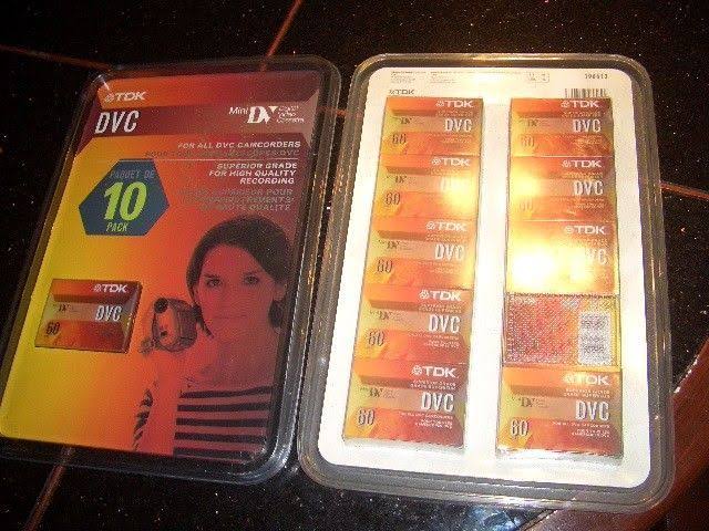 10 Pack 60 Minute Mini DV Digital Video Cassette B896016