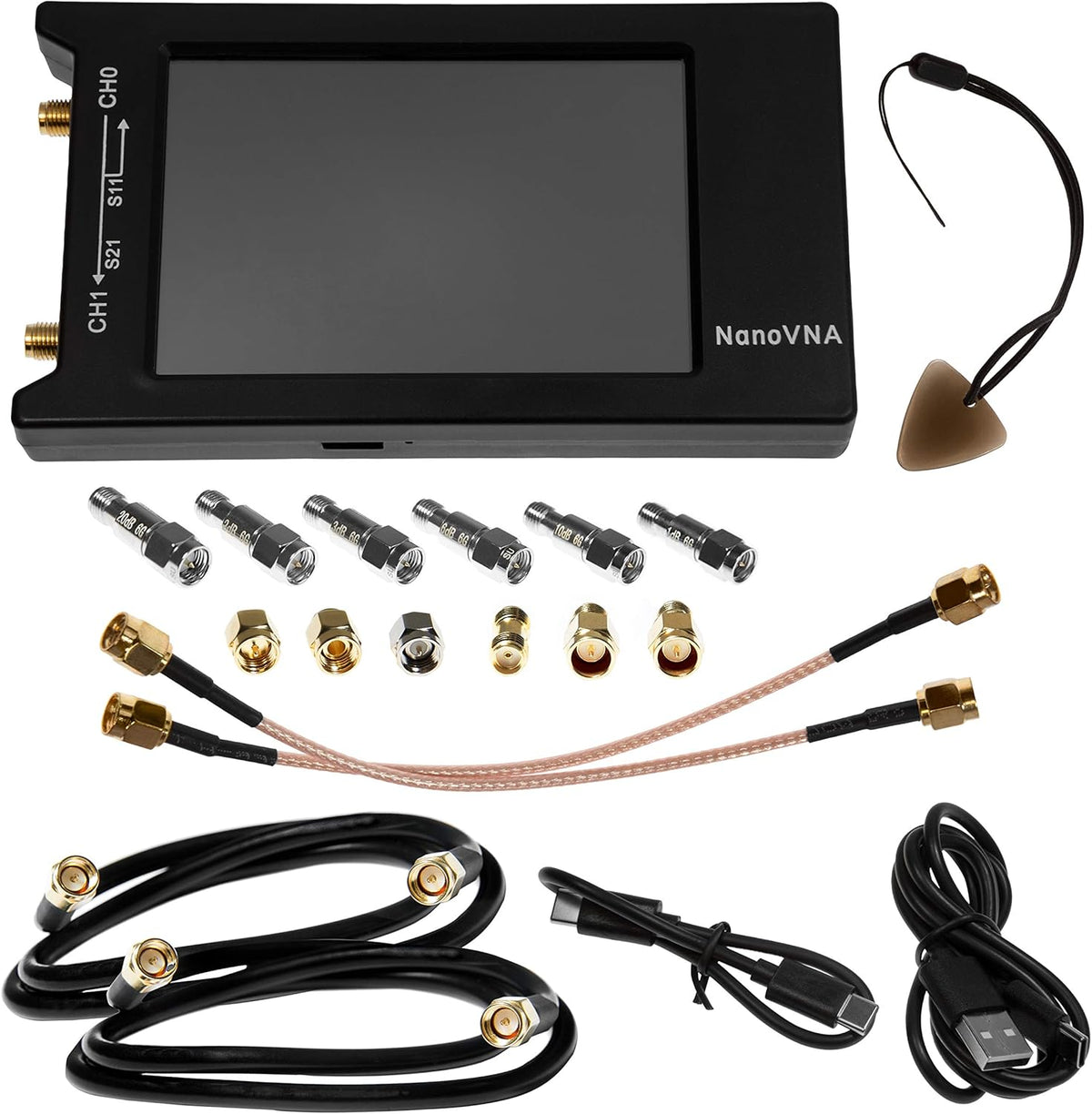 Vector Network Analyzer Kit 50kHz-1.5GHz Portable VNA with Calibration Kit, Pack of 2 J4468