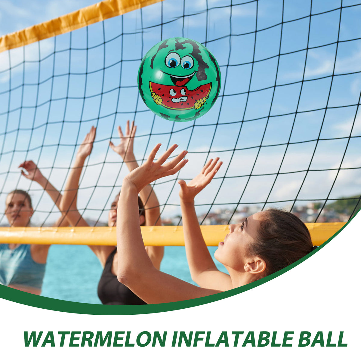 2 Pcs Inflatable Beach Balls Pool Toy Z542