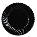 Black Plastic Plates 10.25 in 144/Case I912