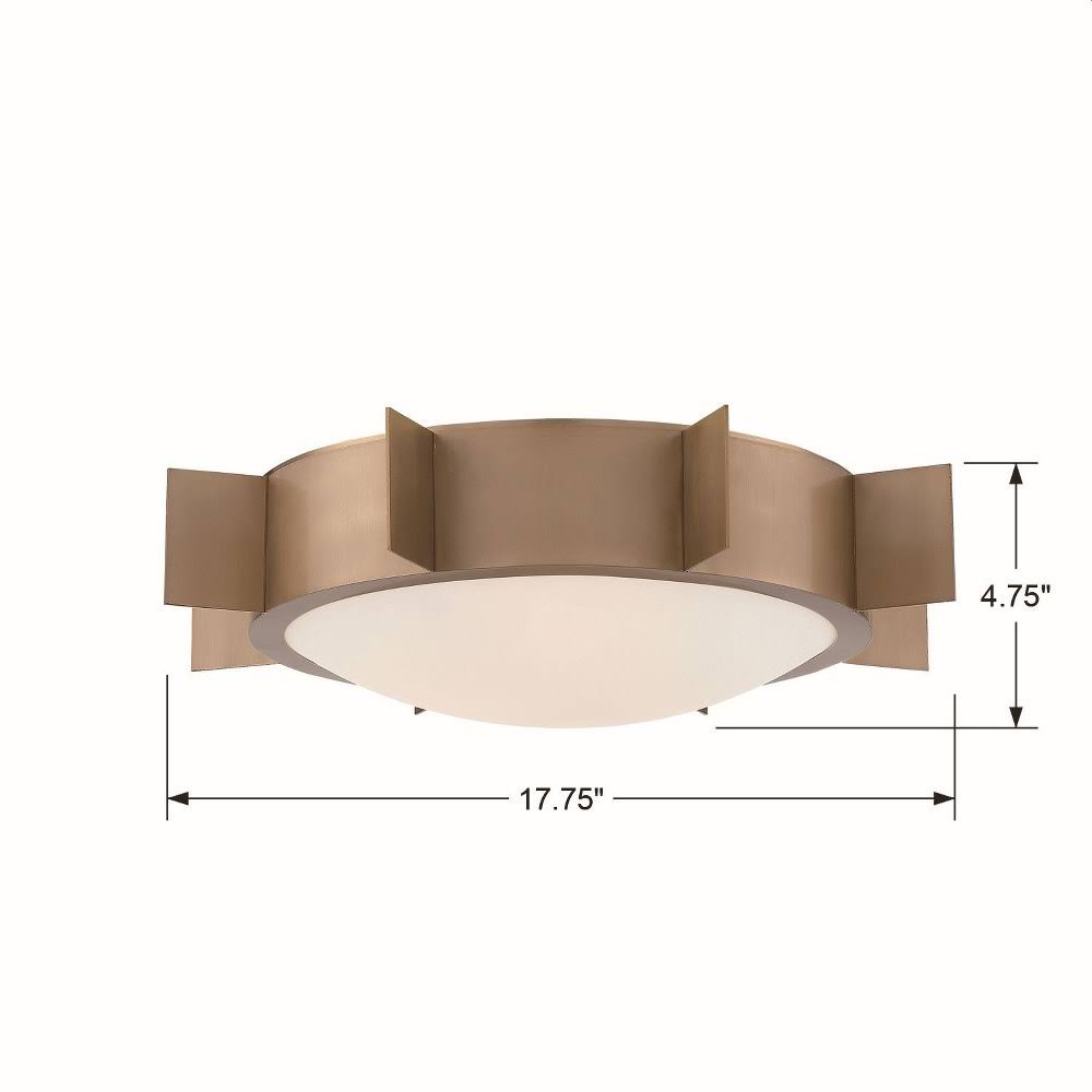 Black Forged Ceiling Mount F3015