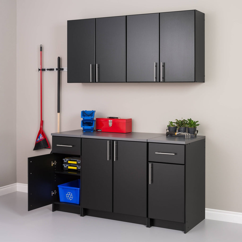 5 PC Black Storage Cabinet Set O387737