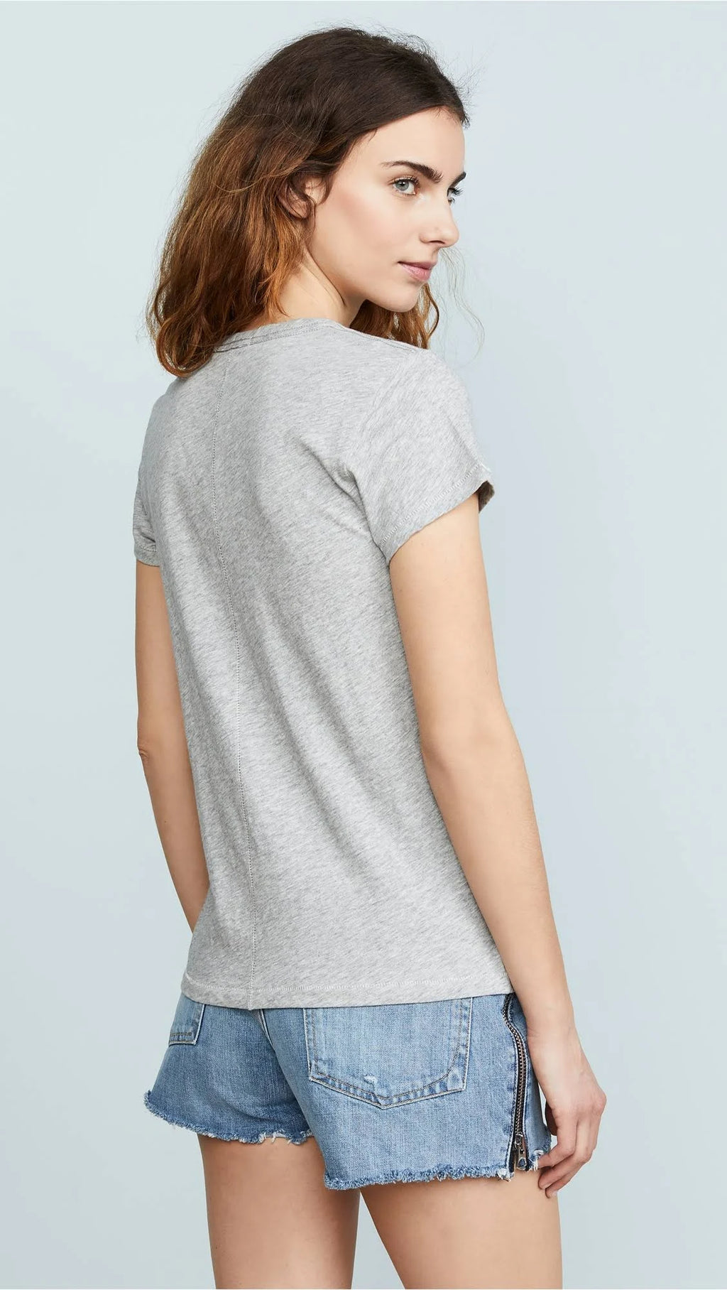 Heather Grey Tee Q360398