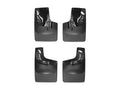 Black No Drill Splash Guard MudFlaps Front & Rear Set C62229