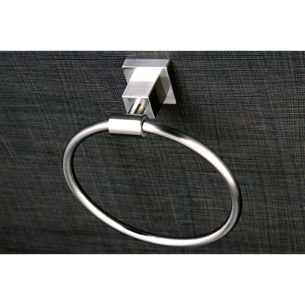 Satin Nickel 6x22 Towel Ring U662