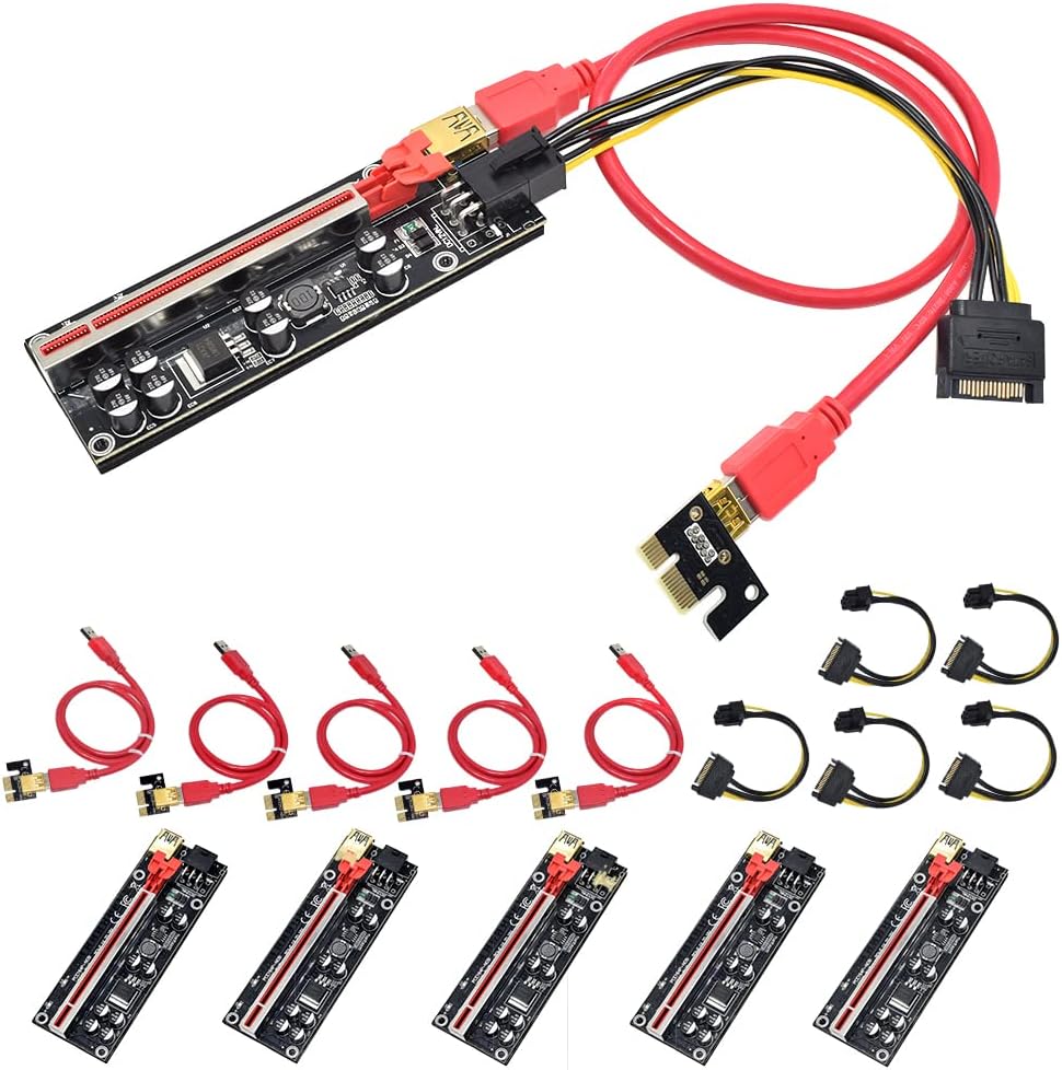 USB 3.0 PCI-E Riser Adapter Card 6 Pack Q262