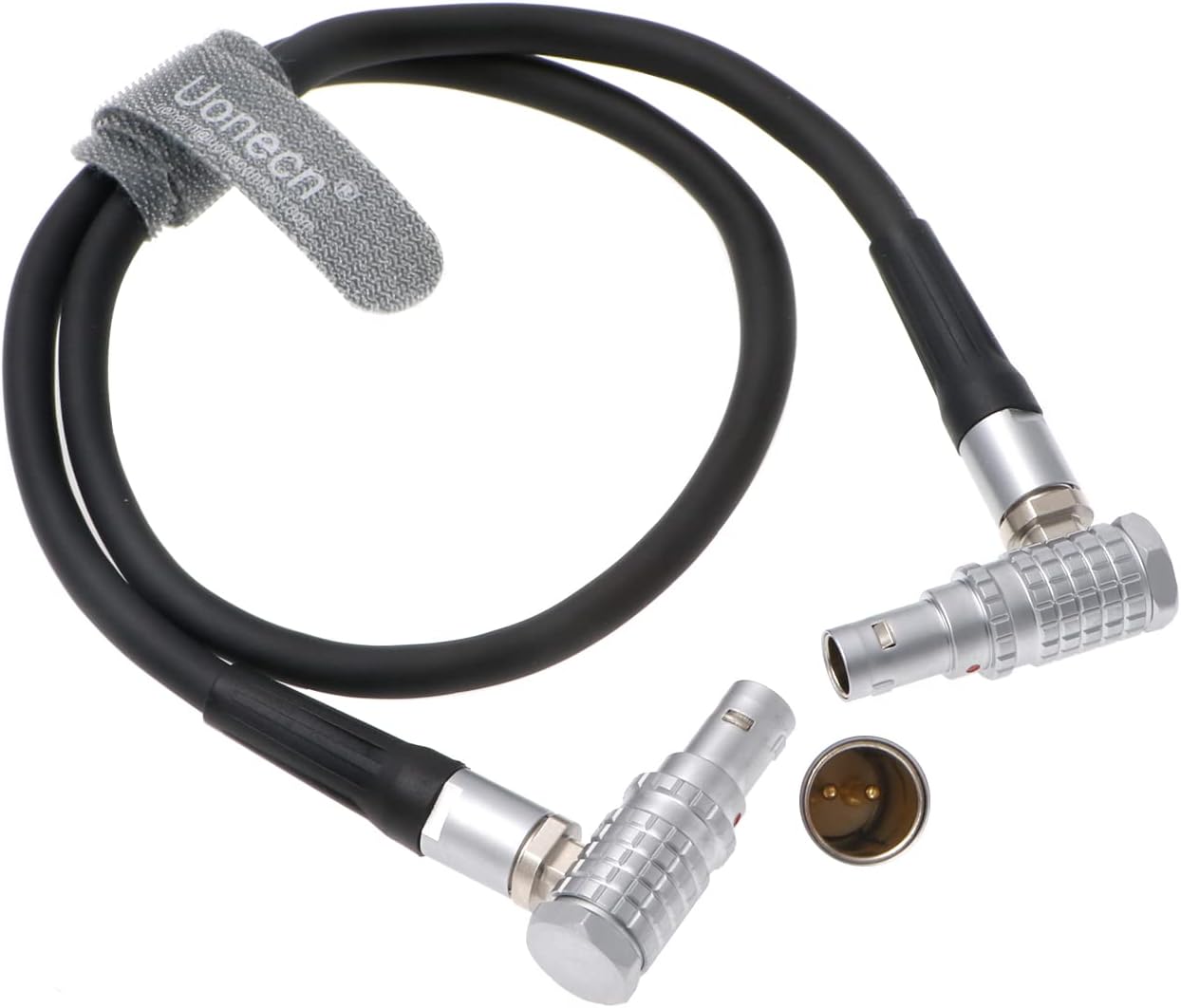 Right Angle 2 pin Male to Right Angle 2 pin Male Cable 18'' A7045
