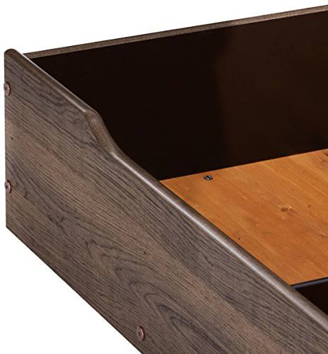 Dark Brown Trundle Under Bed Storage A55197
