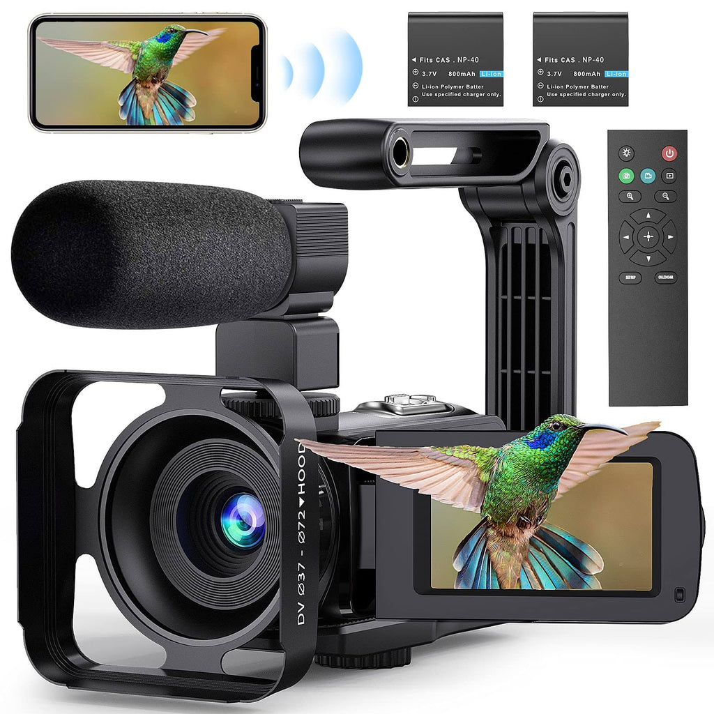 WiFi Vlogging Camera 3x22 IPS Touch Screen Night Vision Ultra HD 1080p 30fps 26MP P1031