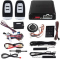 PKE Passive Keyless Entry Car Alarm System Remote Start Push Start Stop Button H36070