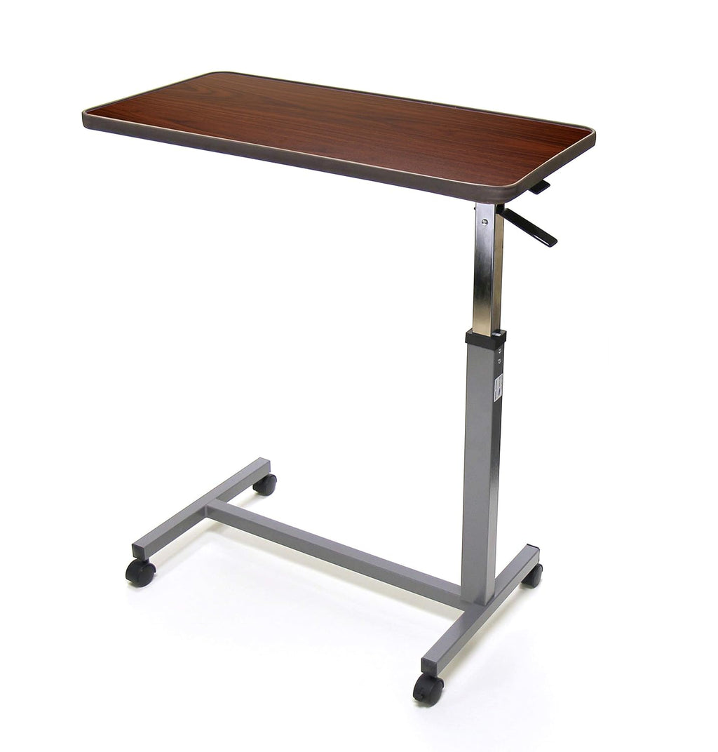 Overbed Table with Auto-Touch Adjustable Height and Wheels B546500