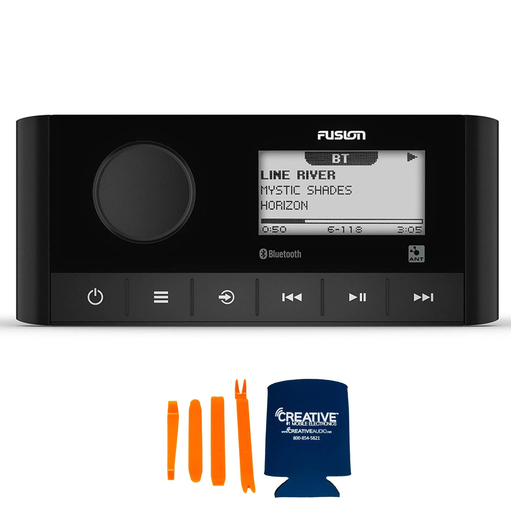 Marine Stereo with 2 Pair of 6.5" White Grill Marine Speakers with RGB Lighting A43898