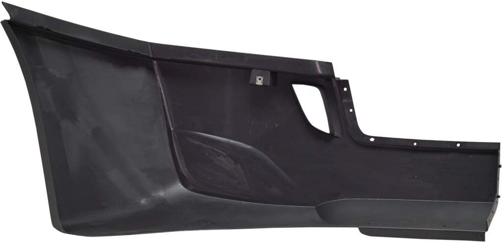 Painted Black and Silver Plastic Bumper End T568891