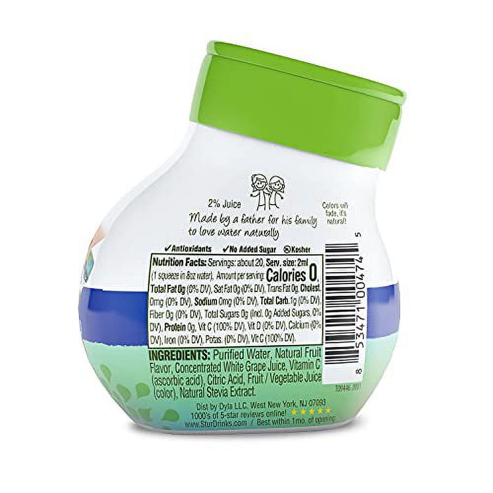 Sugar Free Zero Calorie Water Enhancer Liquid Drink Mix, Makes 100 Drinks C723965