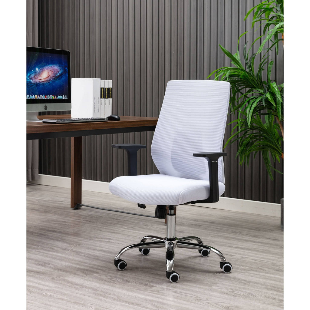 Blue Mesh Office Chair with Roller Caster Wheels H3629