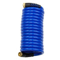15 Feet Blue Self Coiling Hose, Case of 6 J737446