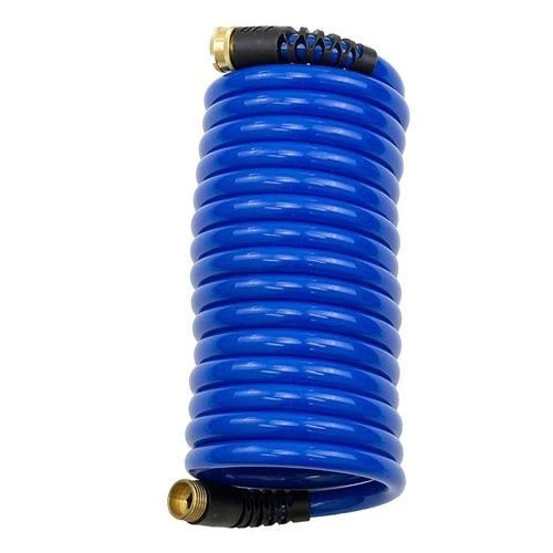 15 Feet Blue Self Coiling Hose, Case of 6 J737446