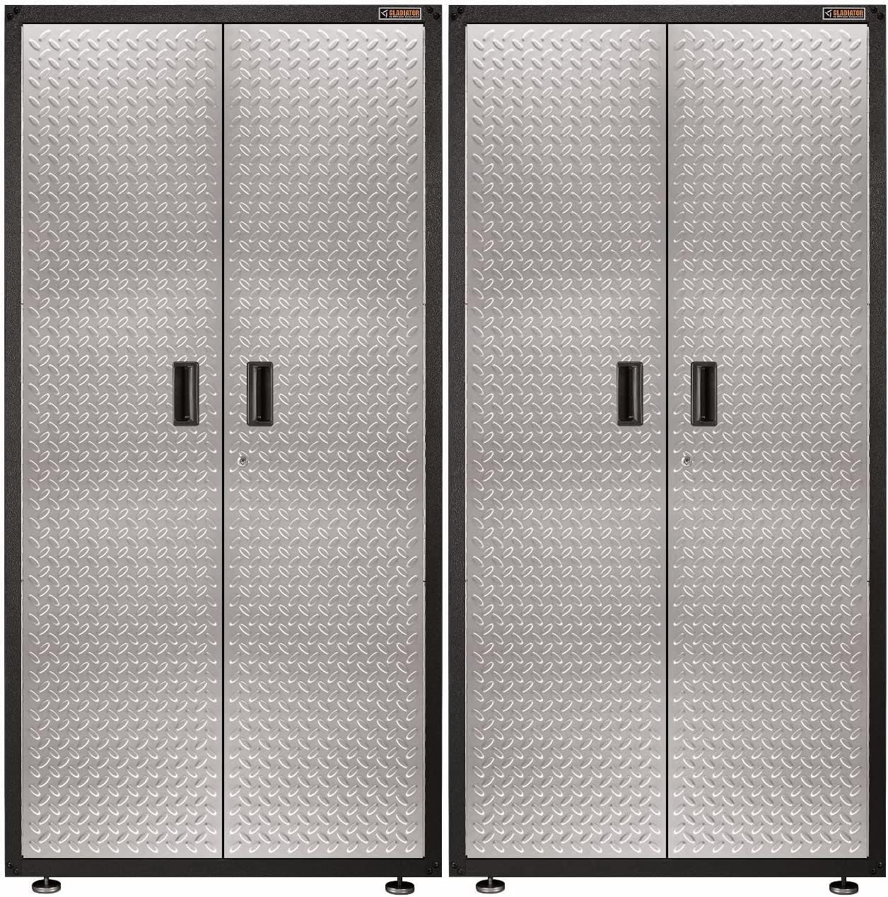 Silver Tread Steel Cabinet D59161