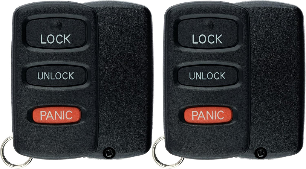 Keyless Entry Remote Car Key Fob for Mitsubishi Galant Eclipse (Pack of 2) I36304